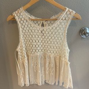 Free People Lace Top